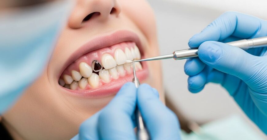 Treatment for Black Triangle Teeth