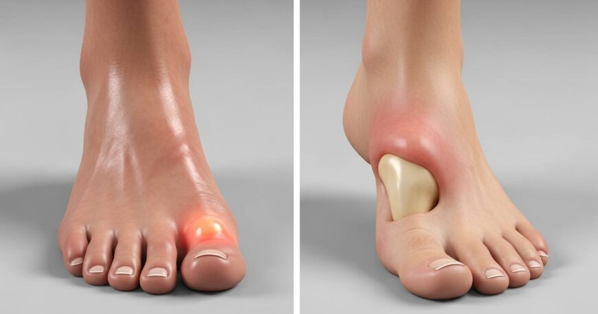 gout vs bunion